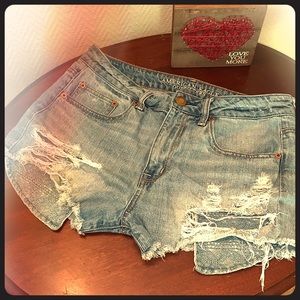 American Eagle Distressed Style Shorts